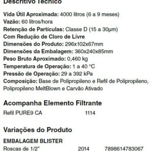 Purificador PURE9